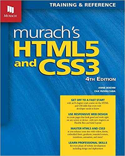 Murach's HTML5 and CSS3 (4th Edition) - Image Pdf